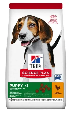 Hill's Science Plan Puppy Medium Breed с курицей для щенков средних пород