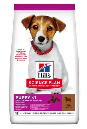 Hill's Science Plan Puppy Small & Mini з ягням і рисом для цуценят малих і мініатюрних порід