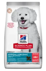 Hill's Science Plan Adult Hypoallergenic Small & Mini беззерновой с лососем для собак малых и миниатюрных пород с чувствительностью к определенным компонентам пищи