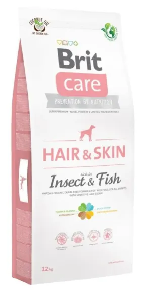 Brit Care Dog Insect Fish корм для собак с насекомыми и рыбой для кожи и шерсти