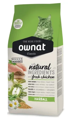 Ownat Classic Hairball з куркою для виведення грудочок шерсті у котів