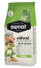 Ownat Classic Hairball с курицей для выведения комочков шерсти у кошек