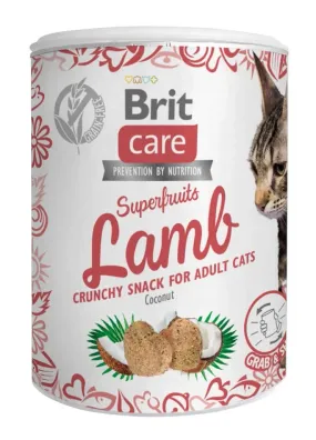 Brit Care Cat Snack Superfruits Lamb ласощі з ягням для котів