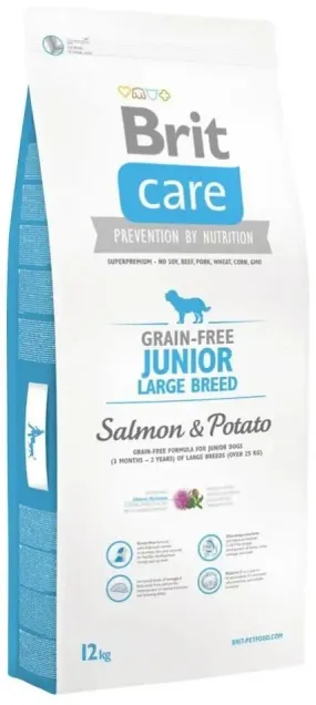 Brit Care Grain Free Junior Large Breed Salmon & Potato